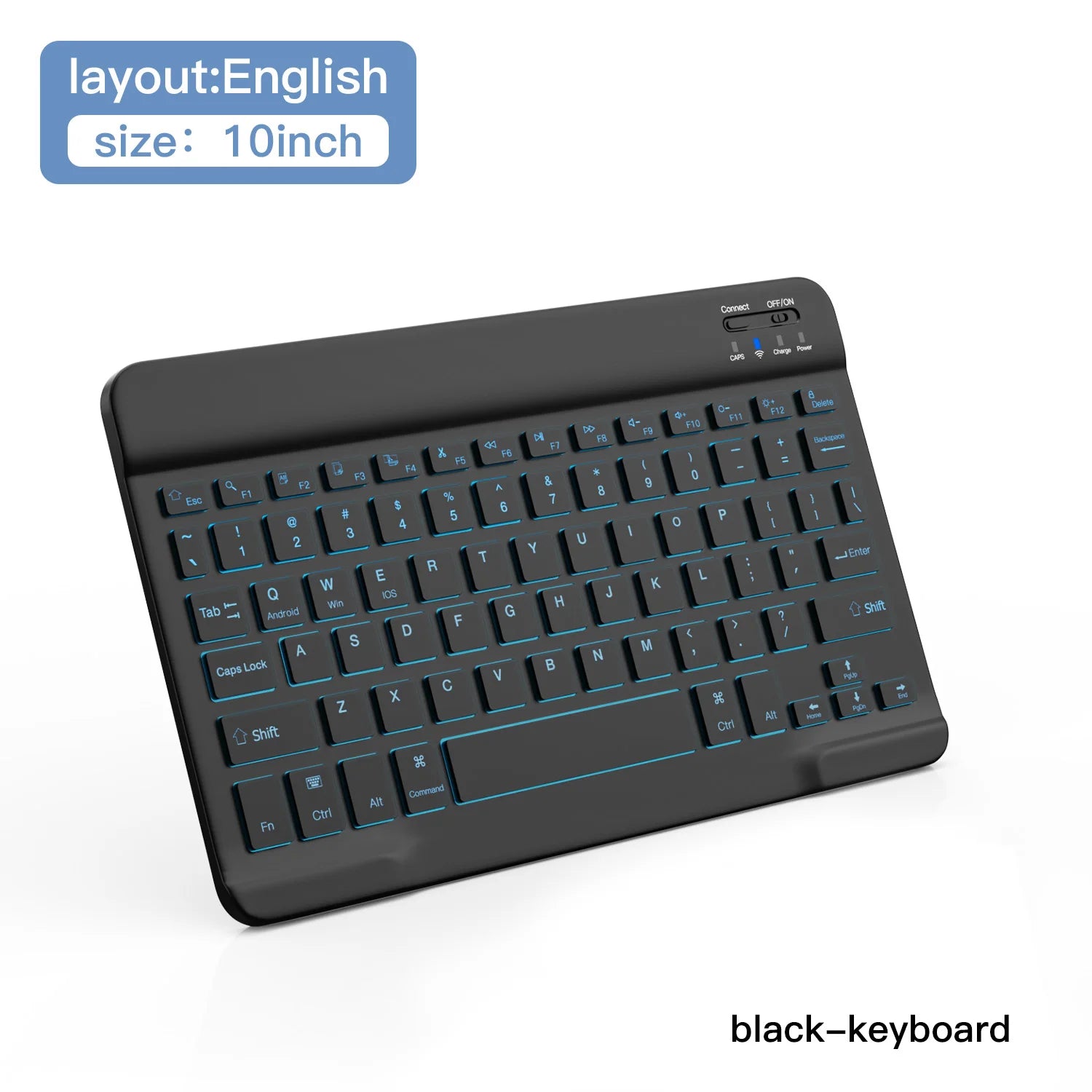 Clavier et souris Bluetooth rétroéclairés RGB multicolores pour iPad, tablette et ordinateur