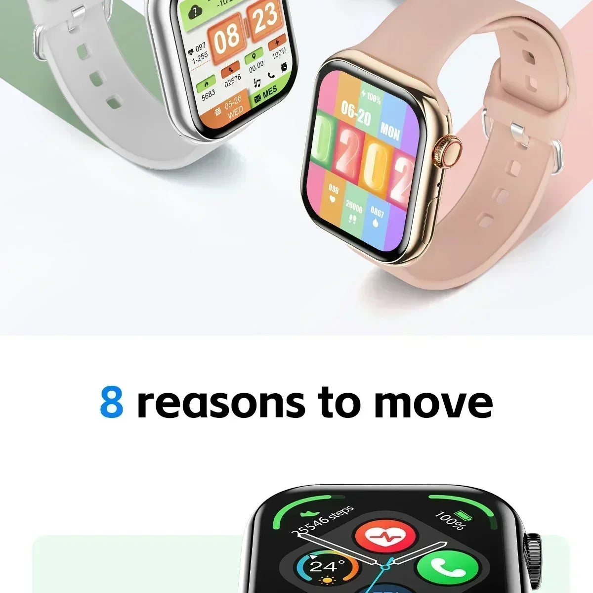 New 2025 Original For Apple Watch 10 Smart Watch Men Body Temperature Bluetooth Call NFC GPS Sports Women SmartWatch for Apple