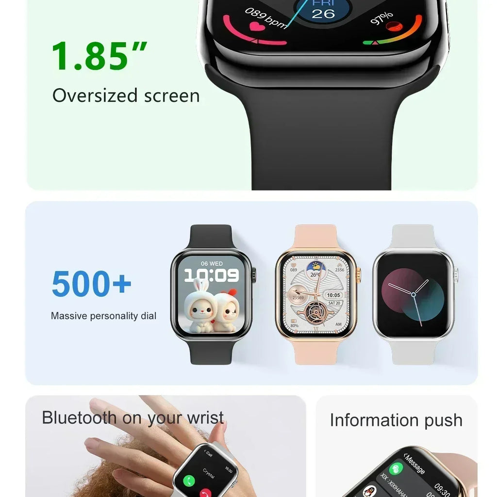 New 2025 Original For Apple Watch 10 Smart Watch Men Body Temperature Bluetooth Call NFC GPS Sports Women SmartWatch for Apple