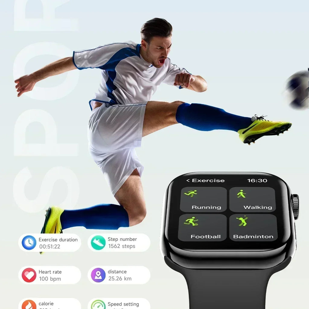 New 2025 Original For Apple Watch 10 Smart Watch Men Body Temperature Bluetooth Call NFC GPS Sports Women SmartWatch for Apple