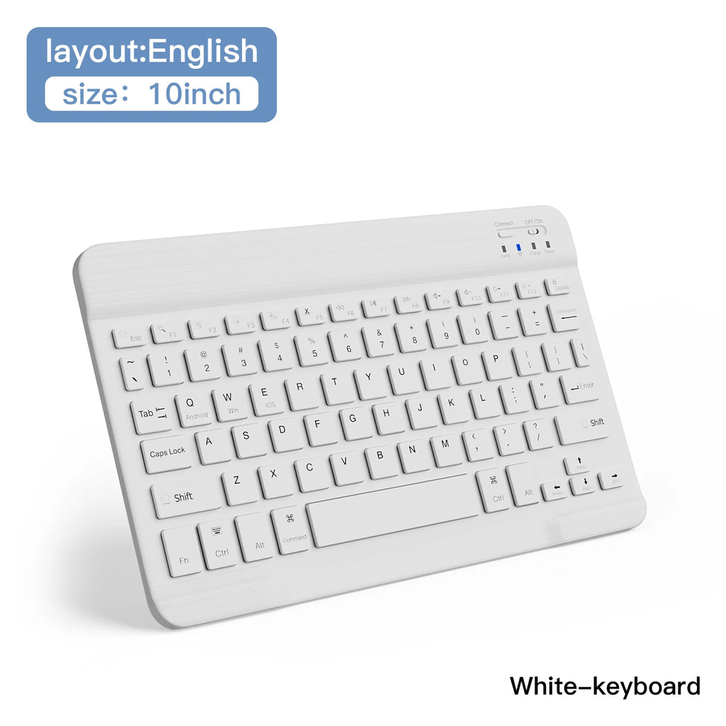 Clavier et souris Bluetooth rétroéclairés RGB multicolores pour iPad, tablette et ordinateur