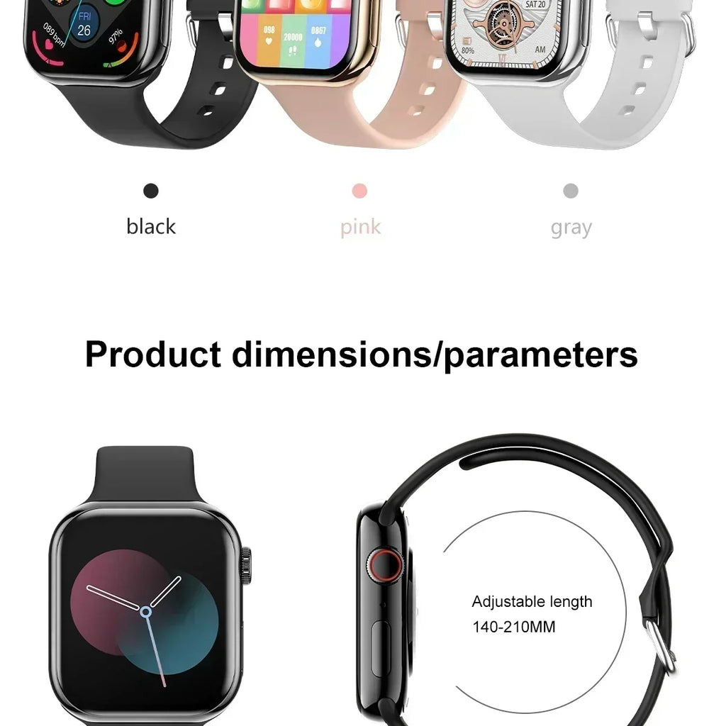 New 2025 Original For Apple Watch 10 Smart Watch Men Body Temperature Bluetooth Call NFC GPS Sports Women SmartWatch for Apple