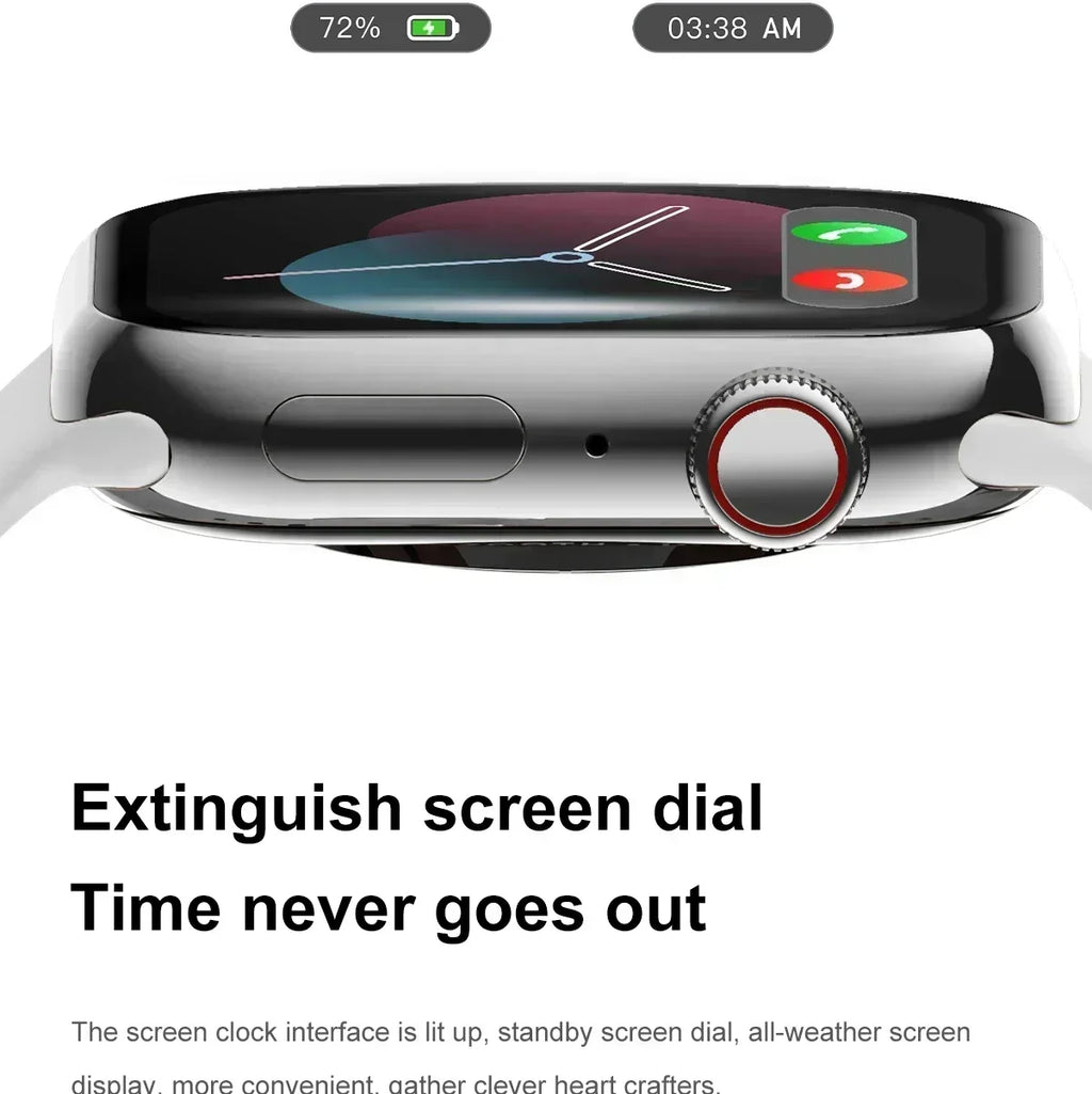 New 2025 Original For Apple Watch 10 Smart Watch Men Body Temperature Bluetooth Call NFC GPS Sports Women SmartWatch for Apple