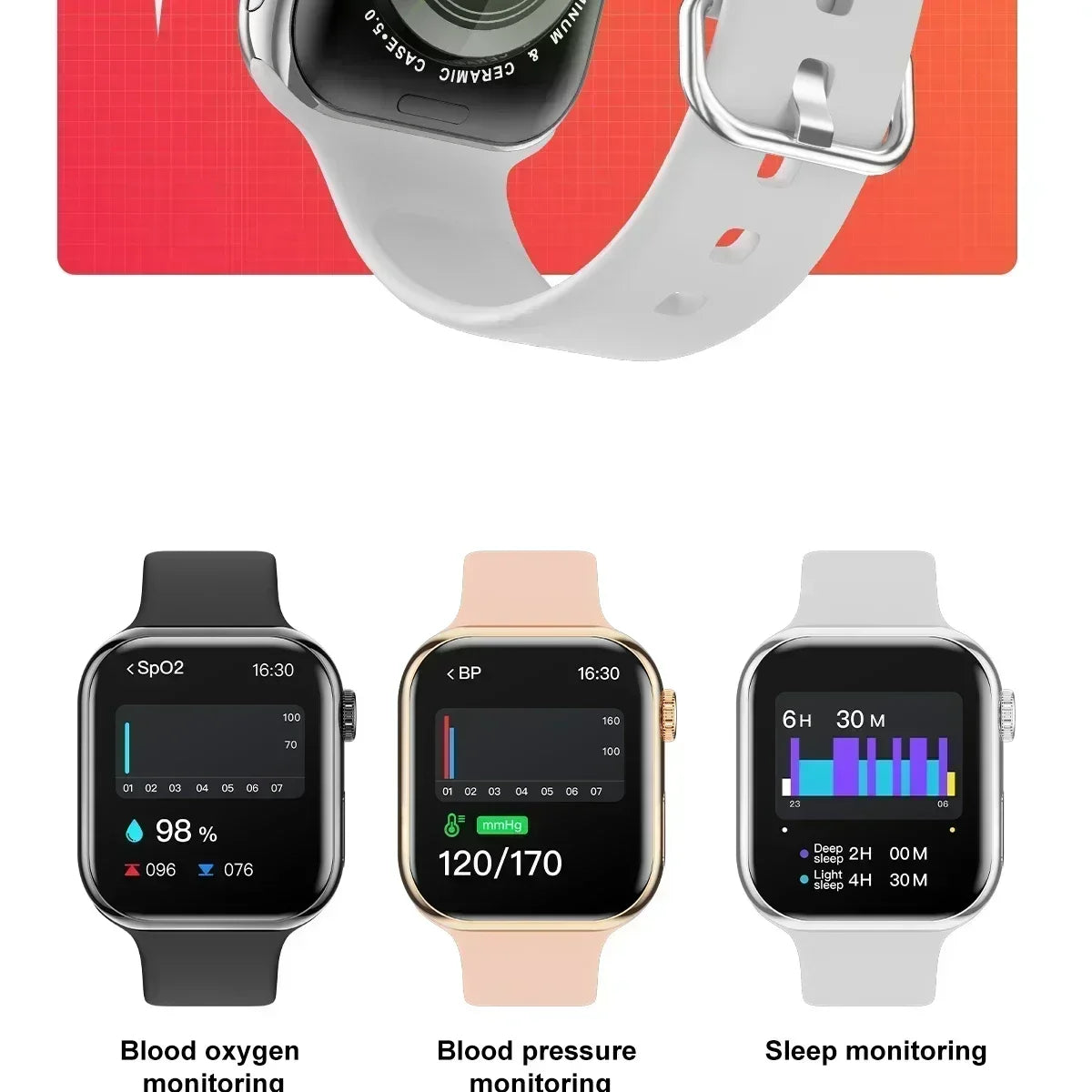 New 2025 Original For Apple Watch 10 Smart Watch Men Body Temperature Bluetooth Call NFC GPS Sports Women SmartWatch for Apple