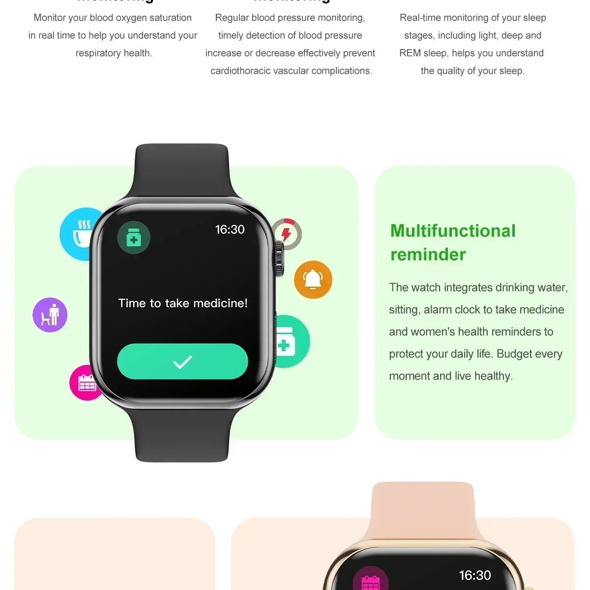 New 2025 Original For Apple Watch 10 Smart Watch Men Body Temperature Bluetooth Call NFC GPS Sports Women SmartWatch for Apple